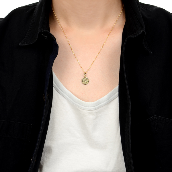 イエローゴールドネックレス