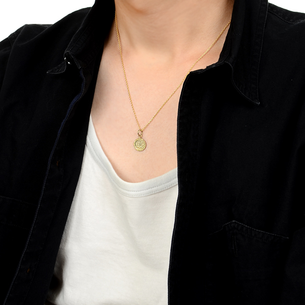 イエローゴールドネックレス