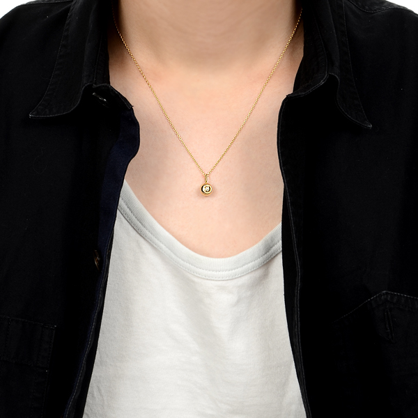 イエローゴールドネックレス