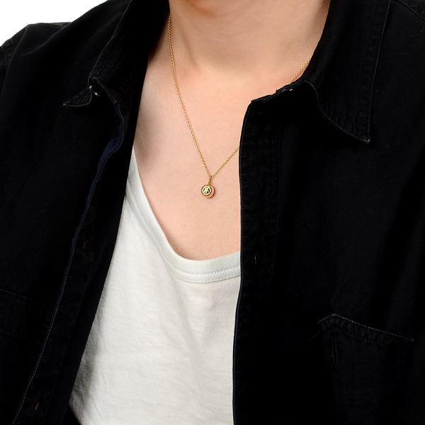 イエローゴールドネックレス