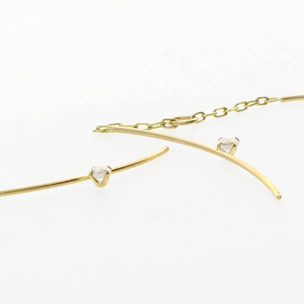 イエローゴールドピアス