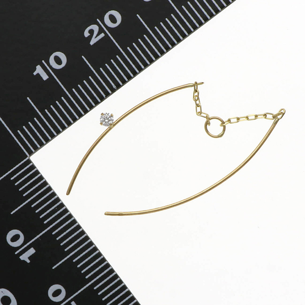 イエローゴールドピアス