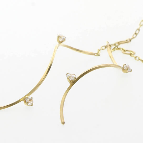 イエローゴールドピアス