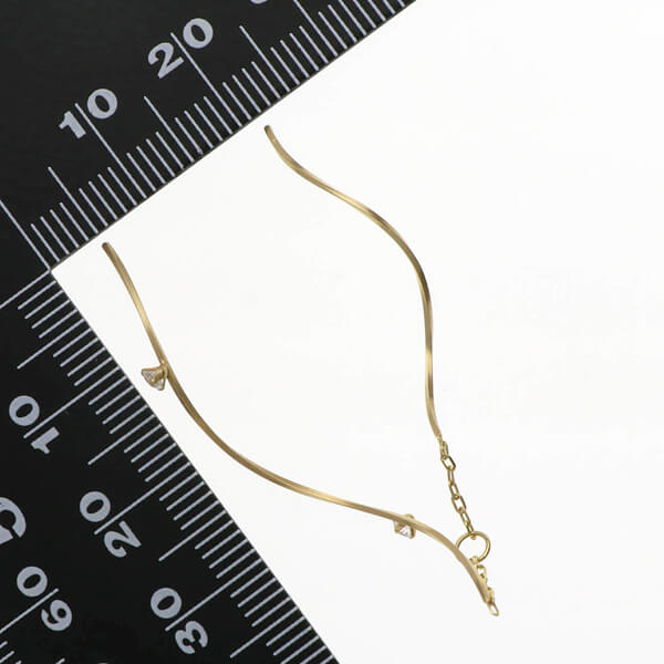 イエローゴールドピアス