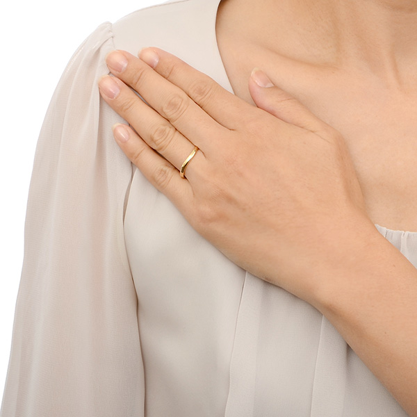 イエローゴールドマリッジリング