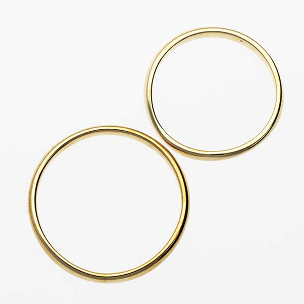 イエローゴールドマリッジリング