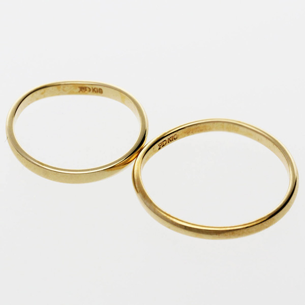 イエローゴールドマリッジリング