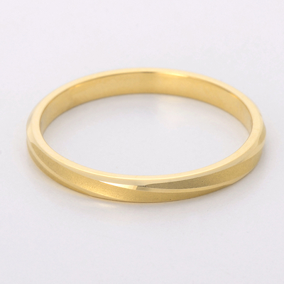 イエローゴールドリング