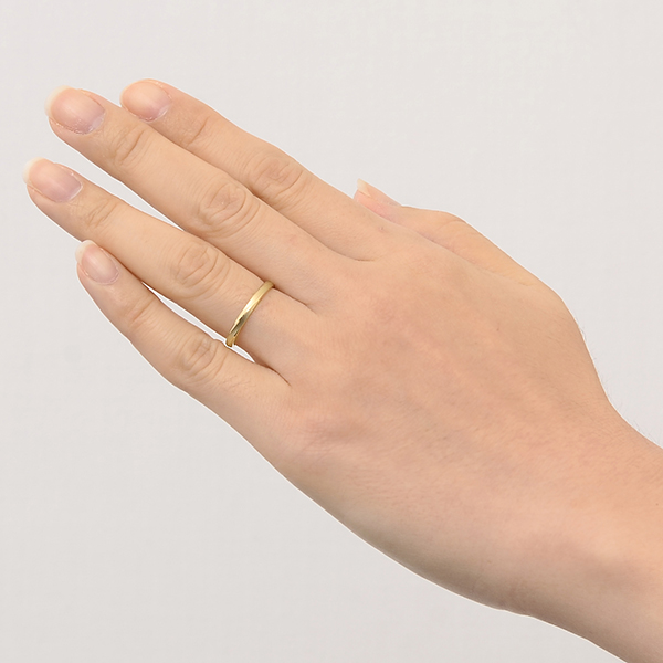 イエローゴールドリング