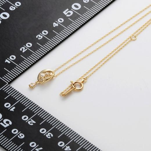 イエローゴールドネックレス