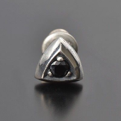 シルバースタッドピアス(片耳用)