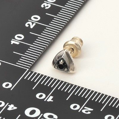 シルバースタッドピアス(片耳用)