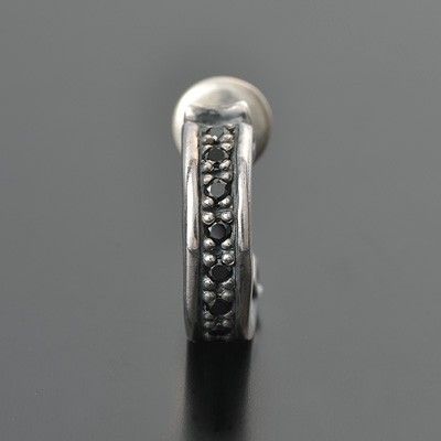 シルバーフープピアス(片耳用)