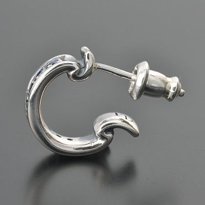 シルバーフープピアス(片耳用)