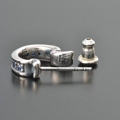 シルバーフープピアス(片耳用)