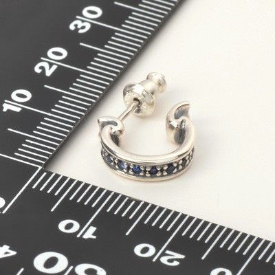 シルバーフープピアス(片耳用)