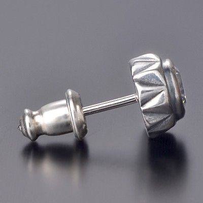 シルバースタッドピアス(片耳用)