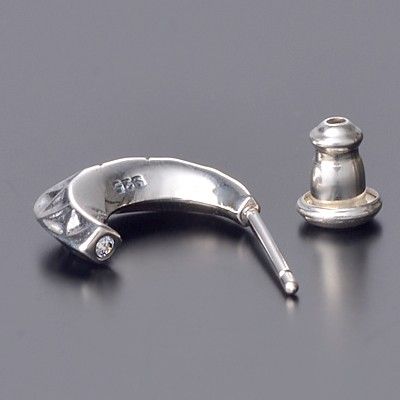 シルバーフープピアス(片耳用)