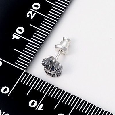シルバースタッドピアス(片耳用)