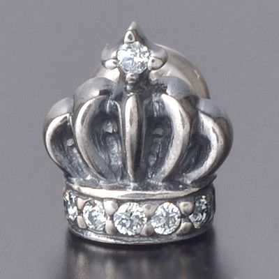 シルバースタッドピアス(片耳用)