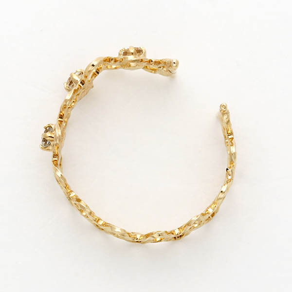 イエローゴールドイヤーカフ