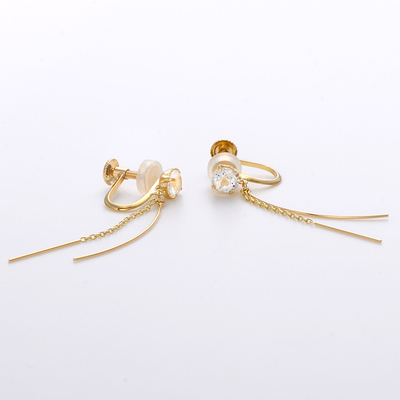 イエローゴールドイヤリング