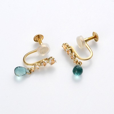 イエローゴールドイヤリング