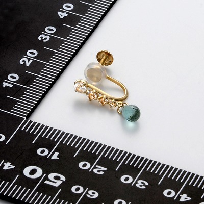 イエローゴールドイヤリング