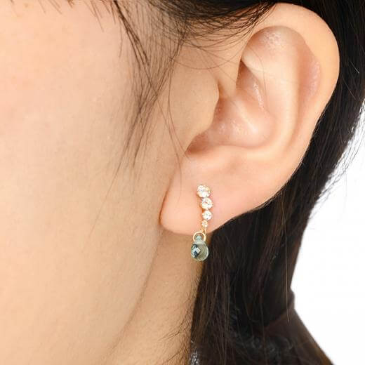 イエローゴールドイヤリング