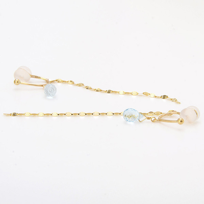 イエローゴールドイヤリング