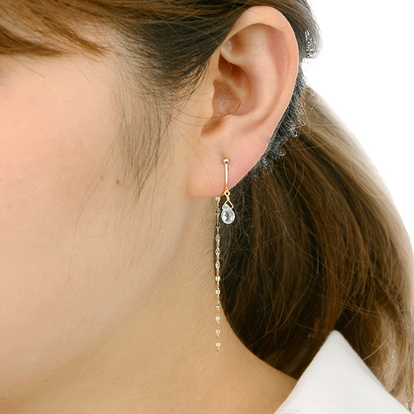 イエローゴールドイヤリング