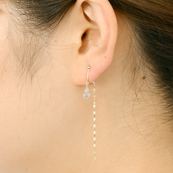 イエローゴールドイヤリング