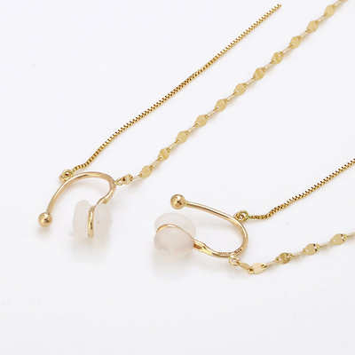 イエローゴールドイヤリング