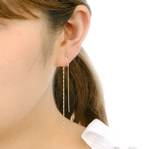 イエローゴールドイヤリング