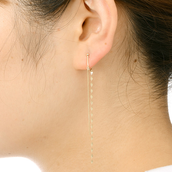 イエローゴールドイヤリング