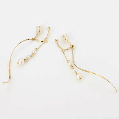 イエローゴールドイヤリング