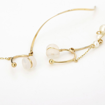 イエローゴールドイヤリング