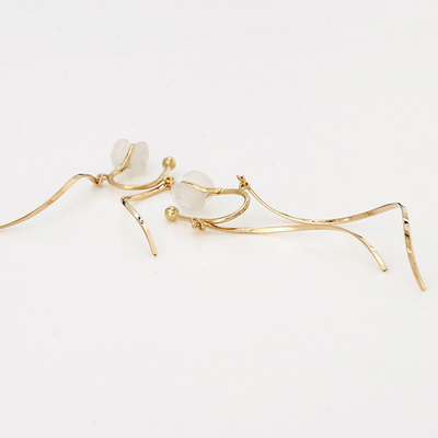 イエローゴールドイヤリング