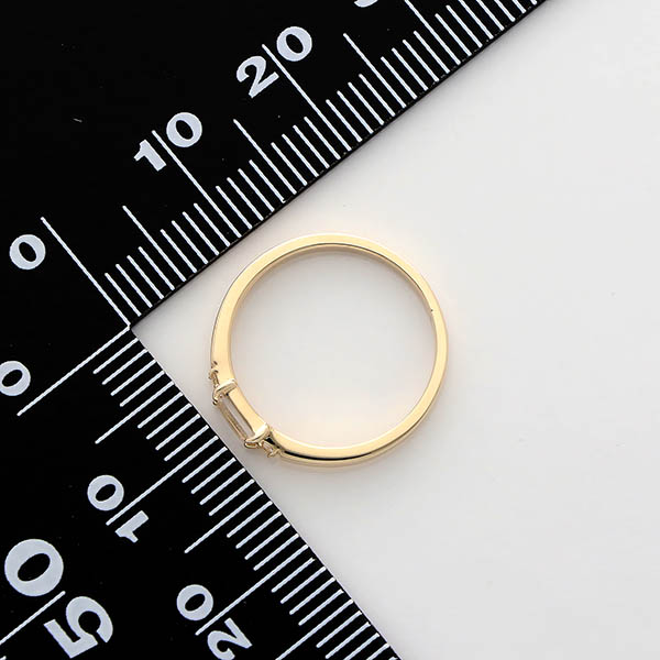 イエローゴールドピンキーリング