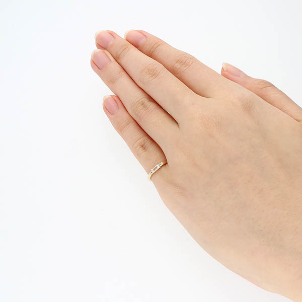 イエローゴールドピンキーリング