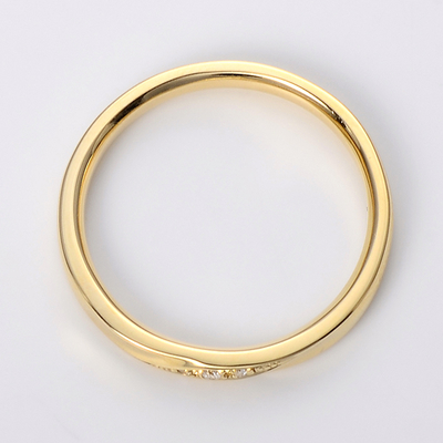 イエローゴールドリング