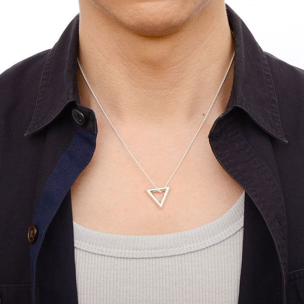 シルバーネックレス