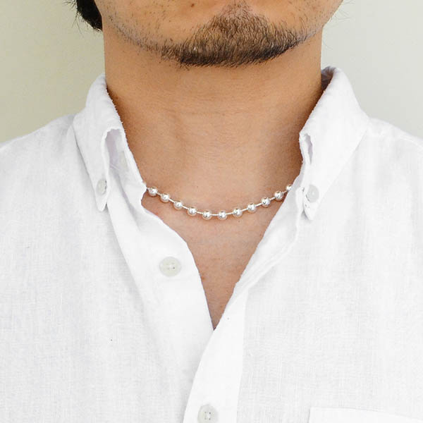 シルバーネックレス