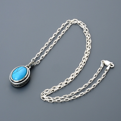 シルバーネックレス