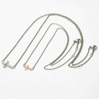 ステンレスペアネックレス