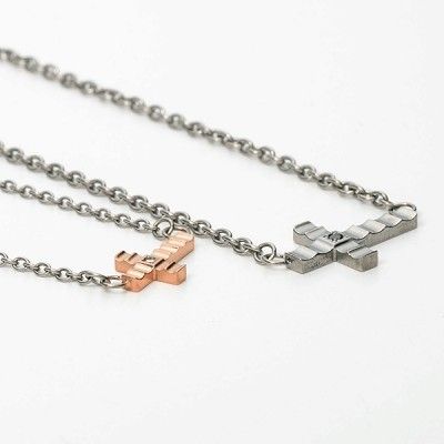 ステンレスペアネックレス