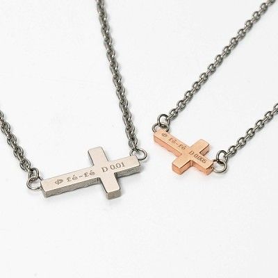 ステンレスペアネックレス