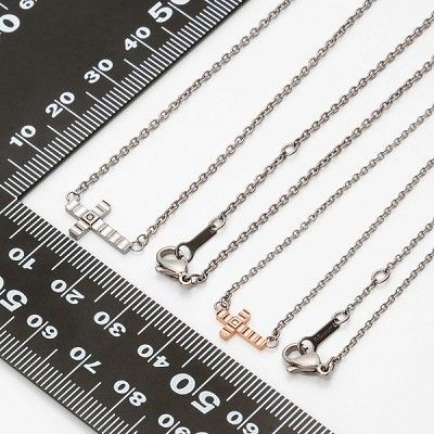 ステンレスペアネックレス