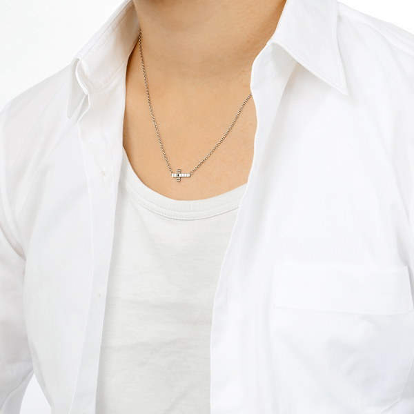 ステンレスペアネックレス