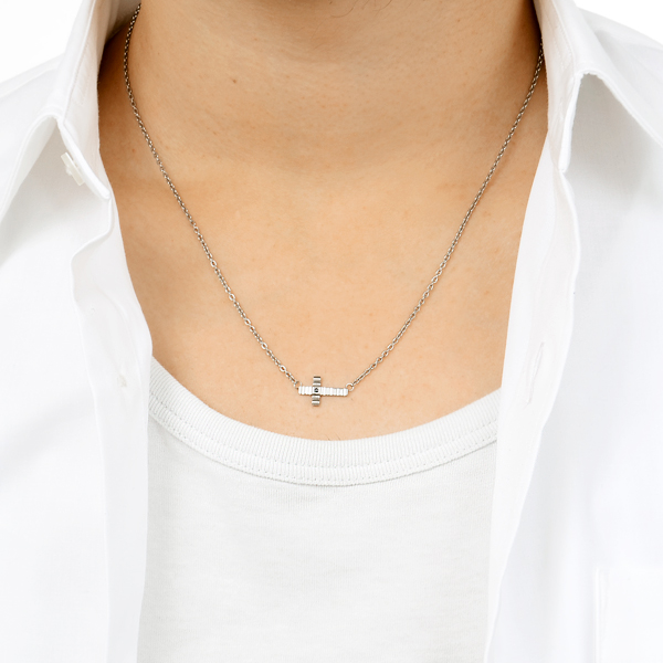 ステンレスペアネックレス